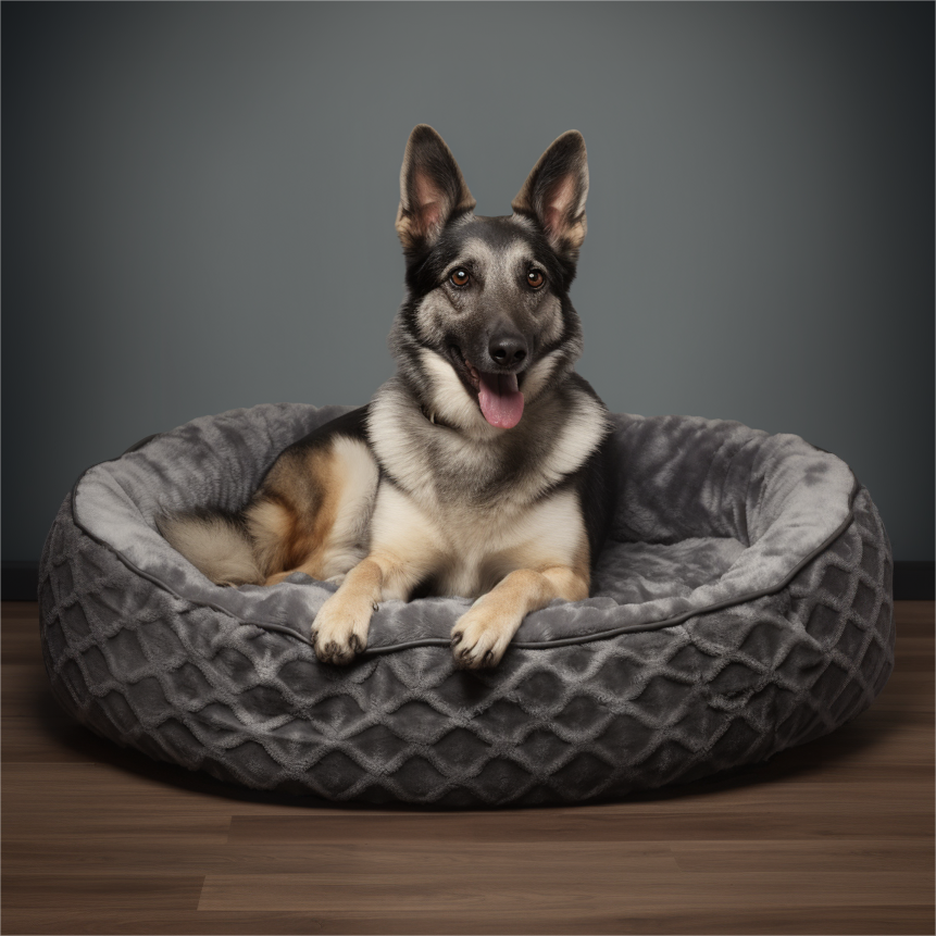 Elevate Your Pet’s Space: The Timeless Elegance of a Dark Gray Pet Bed