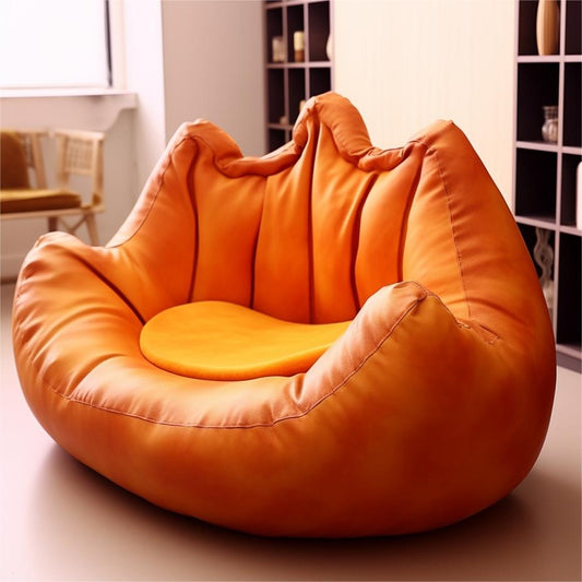 Roasted sweet potato-shaped sofa: the perfect fusion of comfort and coziness.