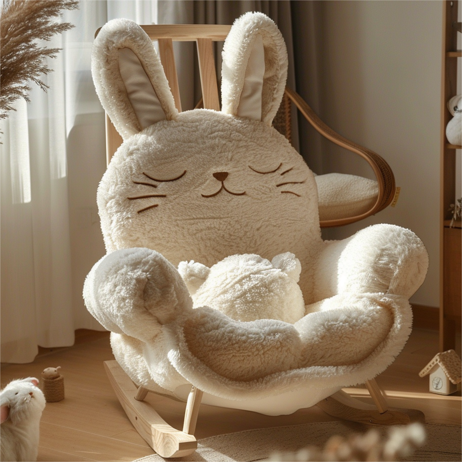 Soft Bunny Rocking Chair