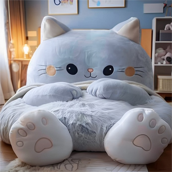 Dreamy Blue Cat Bed: Where Comfort Meets Cuteness