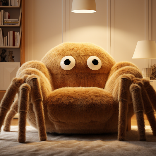 Fuzzy Spider Chair