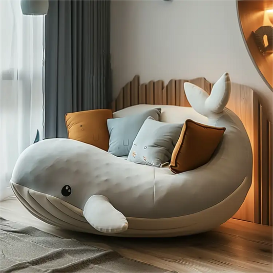 Plush Whale Sofa