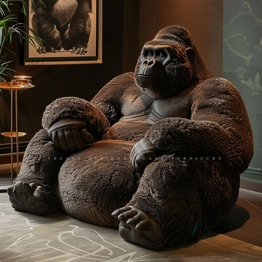 King of the Jungle Throne: The Gorilla Sofa