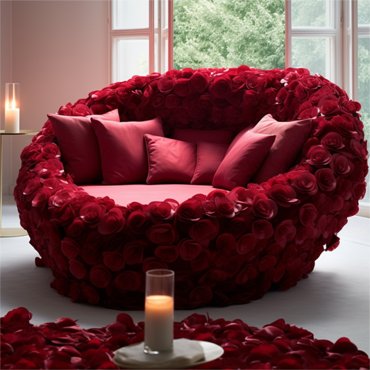 Red Rose Sofa: Elegance and Luxury for Your Home