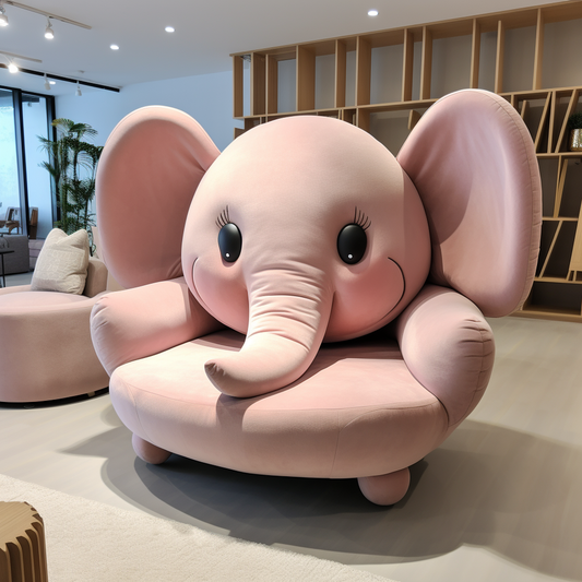 Playful Comfort: Unwind in Style with the Elephant-inspired Sofa