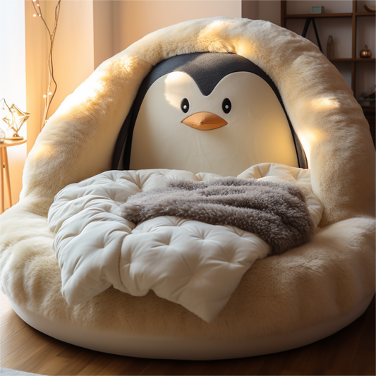 Unwind in Style with the Lazy Penguin Sofa
