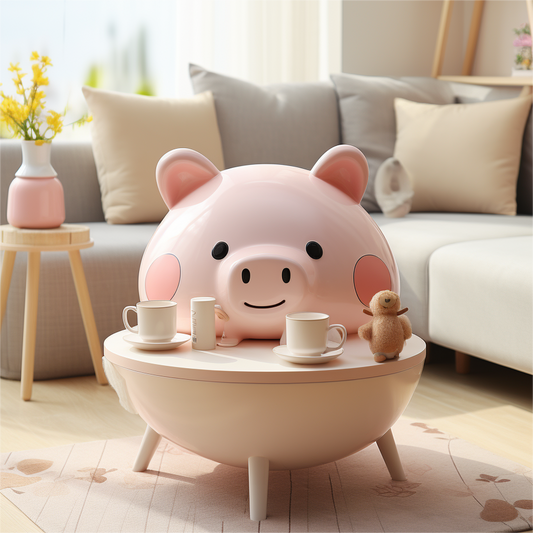 Piggy Coffee Table: The Perfect Fusion of Artistic Beauty and Functionality