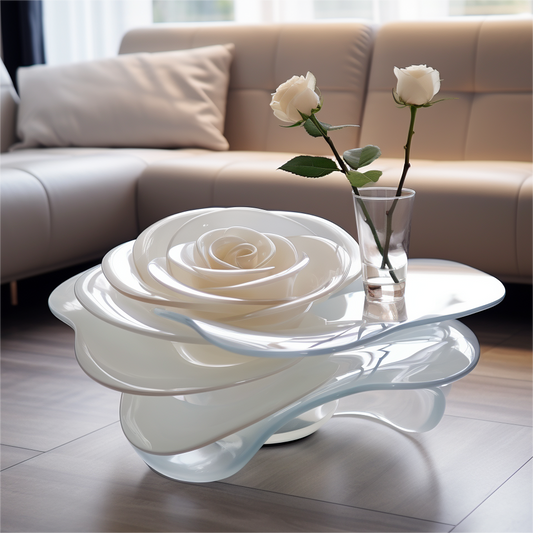 Elegance in Bloom: Discover the Allure of White Rose Coffee Tables
