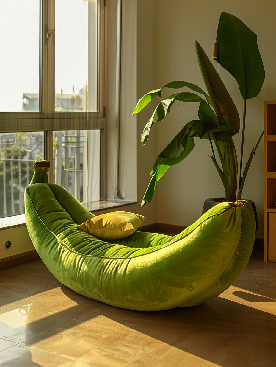 Fresh Green Banana Sofa