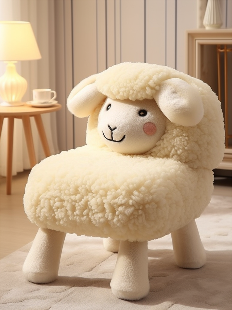 Shear Comfort: Snuggle Into tdcasa’s Lamb Stool!