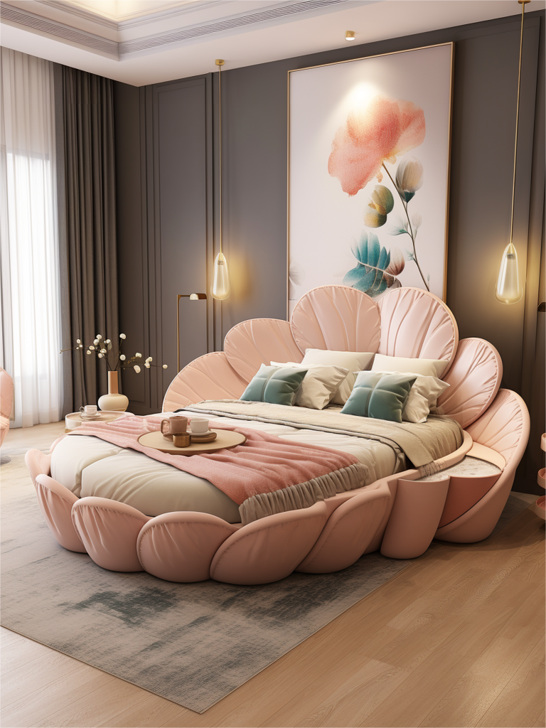 Bloom into Comfort: tdcasa's Petal-Soft Bed is Your Dream Blossomed!