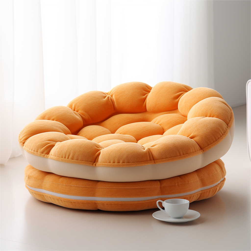 Tempting Treat: Satisfy Your Taste Buds with a Sandwich Cookie Sofa