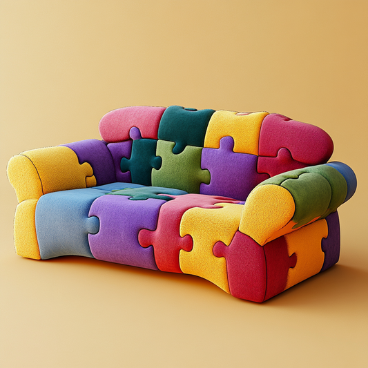 Jigsaw Puzzle Sponge Sofa